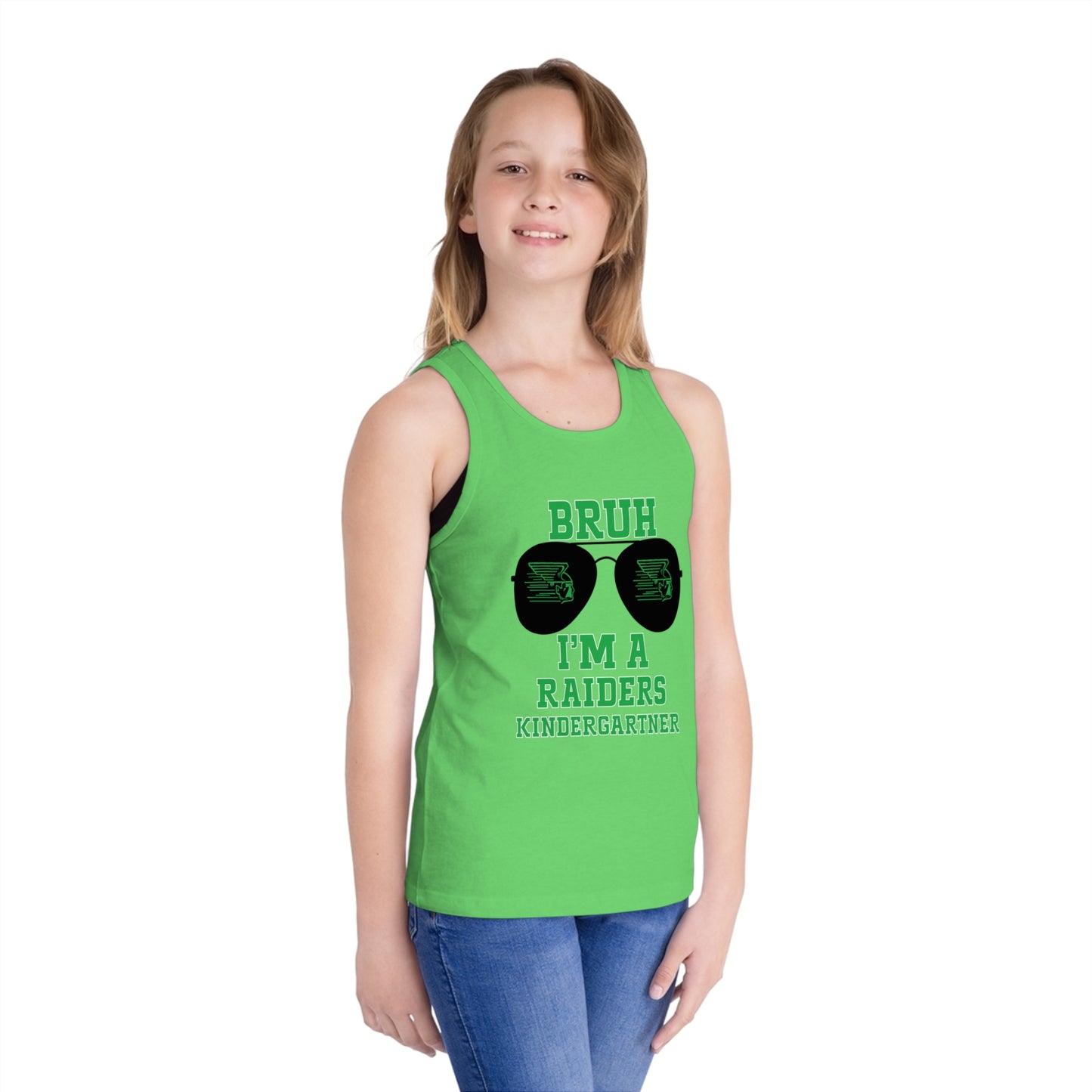 BRUH I’m A Raiders Kindergartner Kids Tank Top