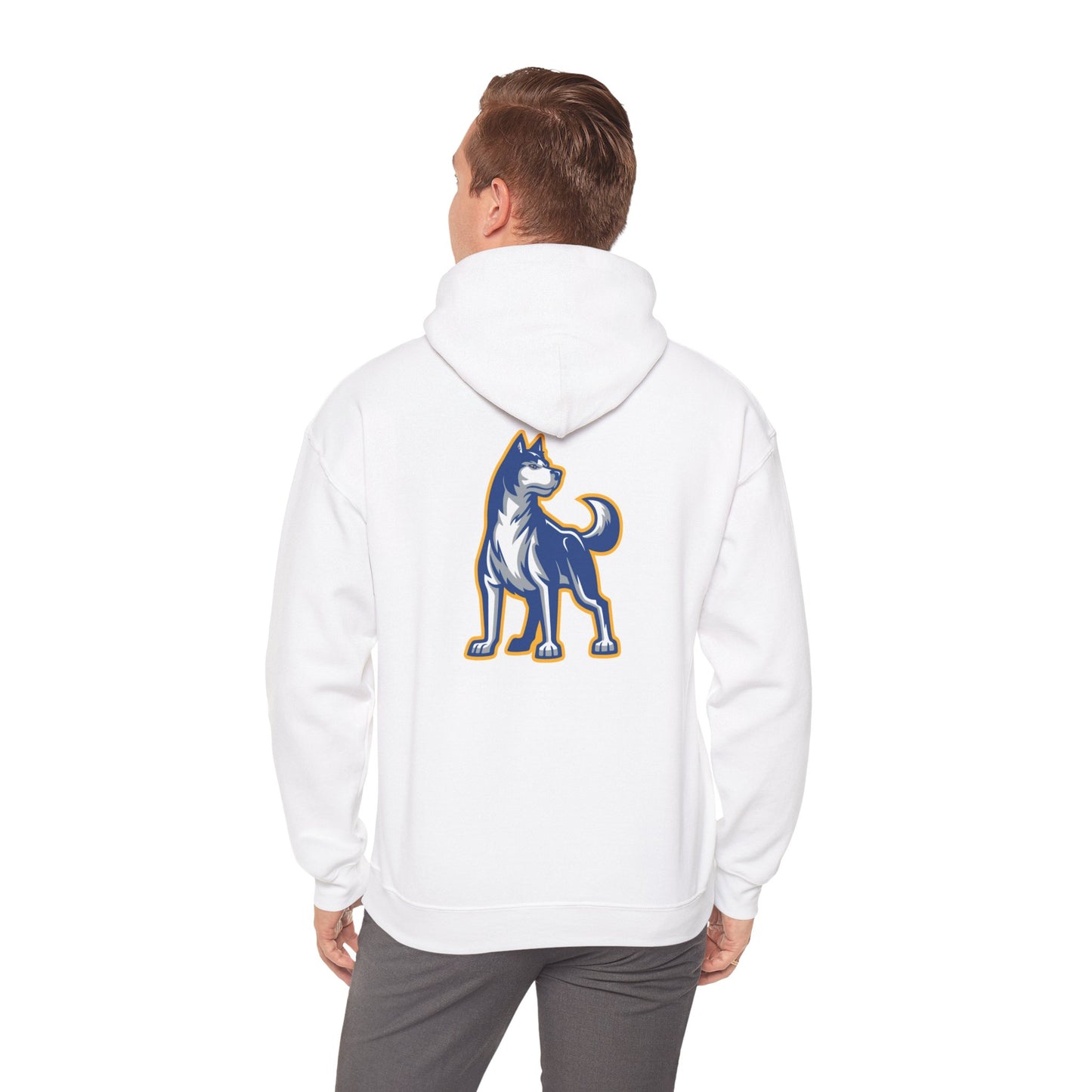 Bigfork Huskies Back-Logo Hoodie β Front Wordmark, Classic Comfort