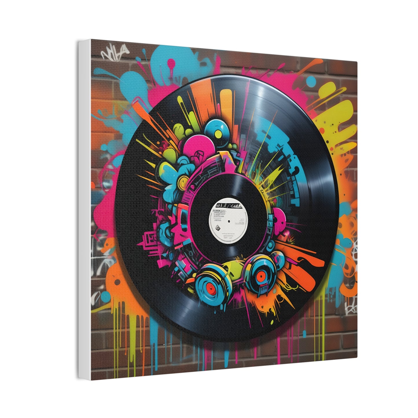 Spin City: Vinyl Graffiti Vibes