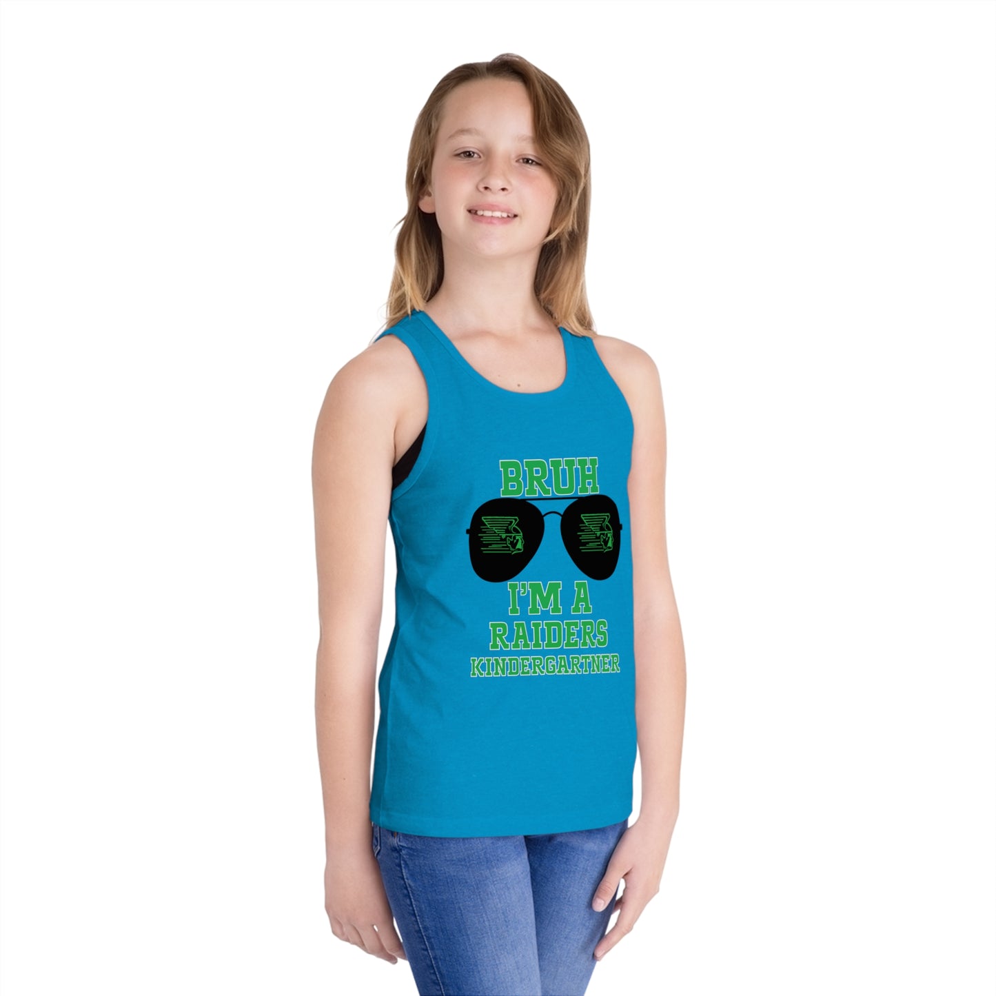 BRUH I’m A Raiders Kindergartner Kids Tank Top