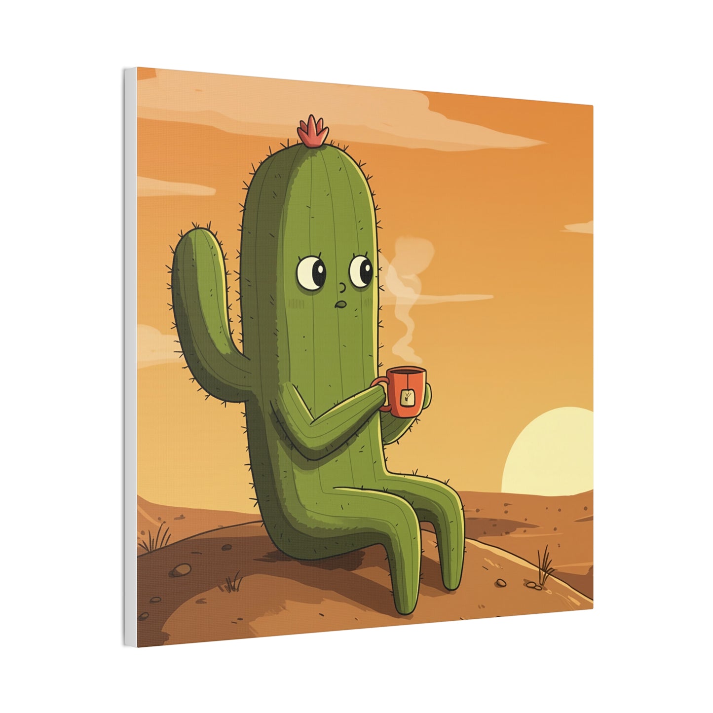 Existential Cactus: Sunrise, Sass, and Silent Dread