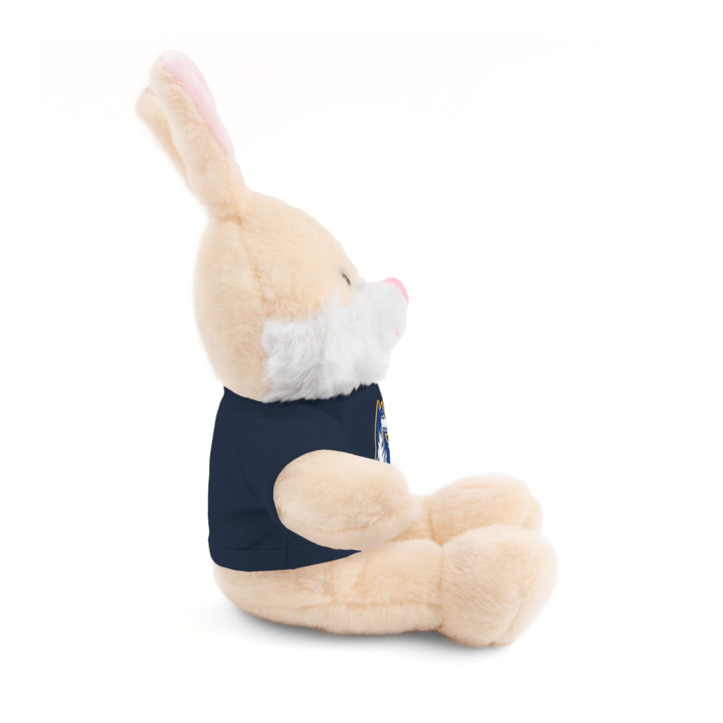 Huggable Huskies β 8" Plush Buddies w/ Logo Tee (Pick Your Animal + Tee Color)