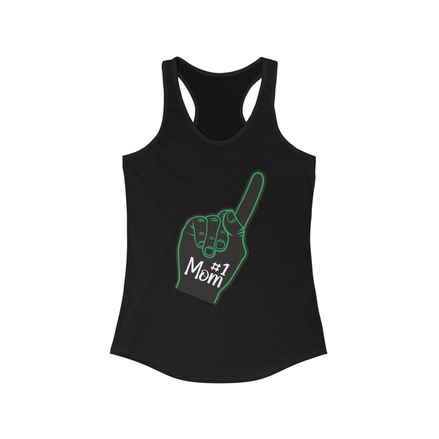 Greenway Raiders #1 Mom Racerback Tank