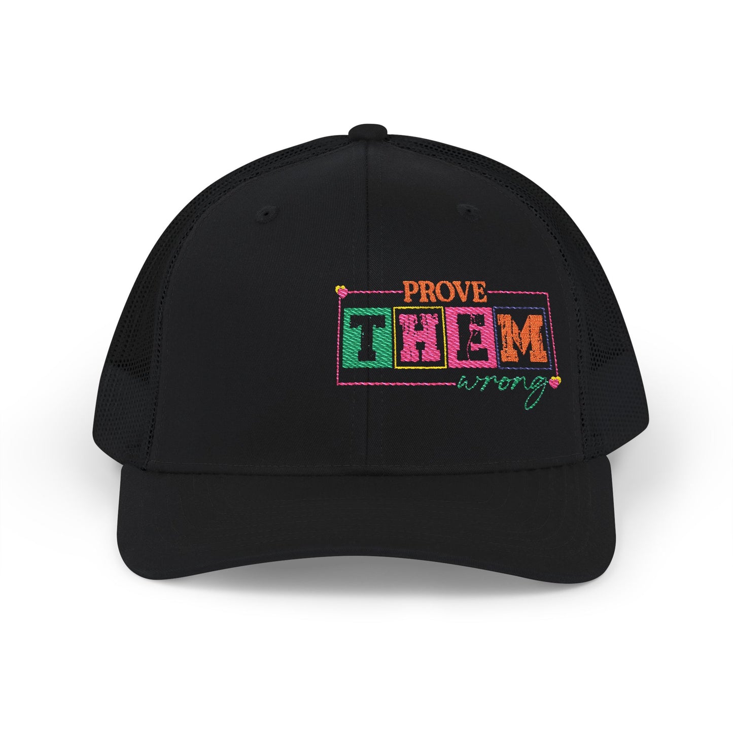 Embroidered Snapback Cap - 'Prove Them Wrong' Motivational Hat