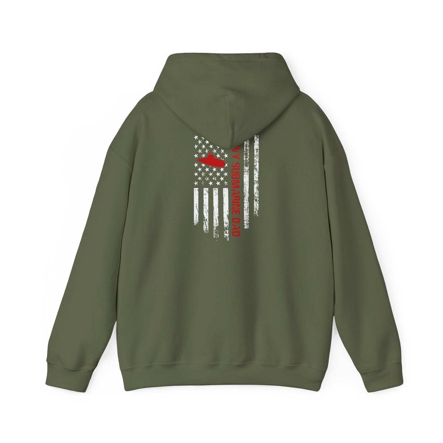 Navy Submarine Dad Hooded Sweatshirt – Proud, Warm, and Patriotic