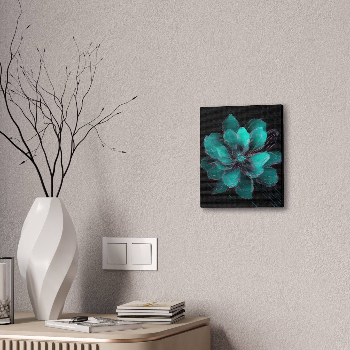 Glow Bloom: A Flower in the Void