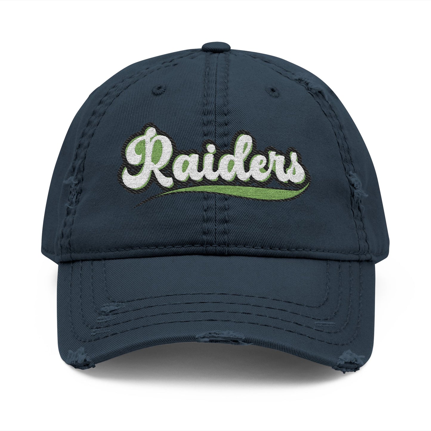 Greenway Raiders Distressed Dad Hat – Worn In, Raiders Strong