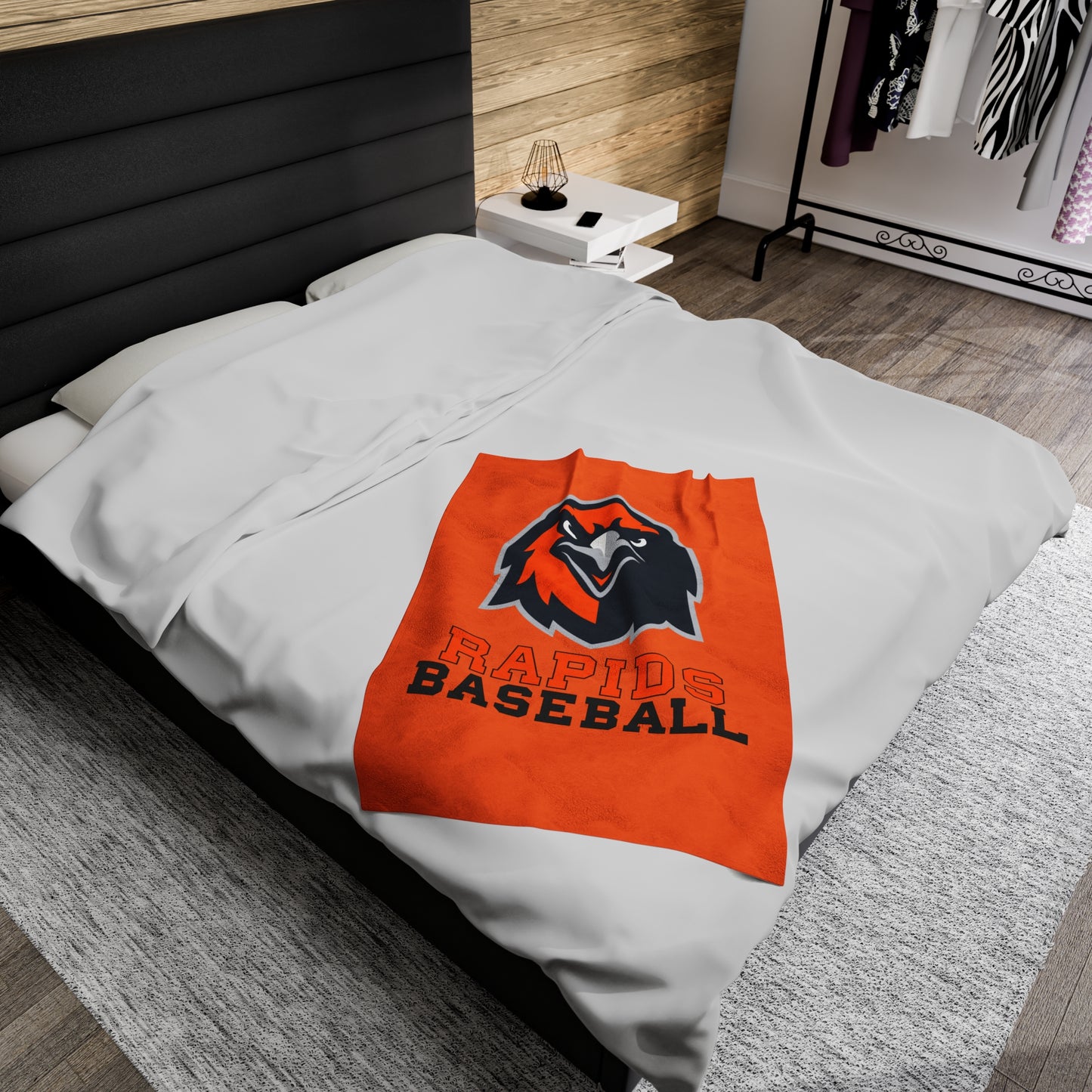 Grand Rapids Baseball Velveteen Blanket