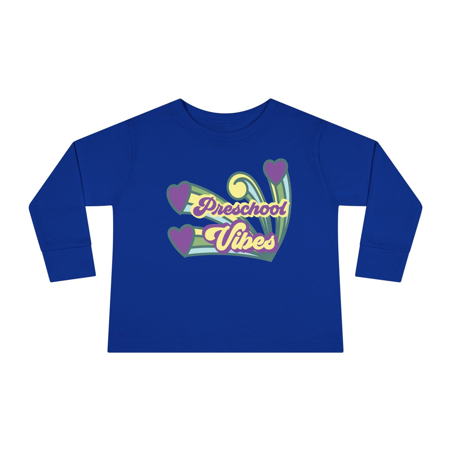 Preschool Vibes – Toddler Long Sleeve Tee