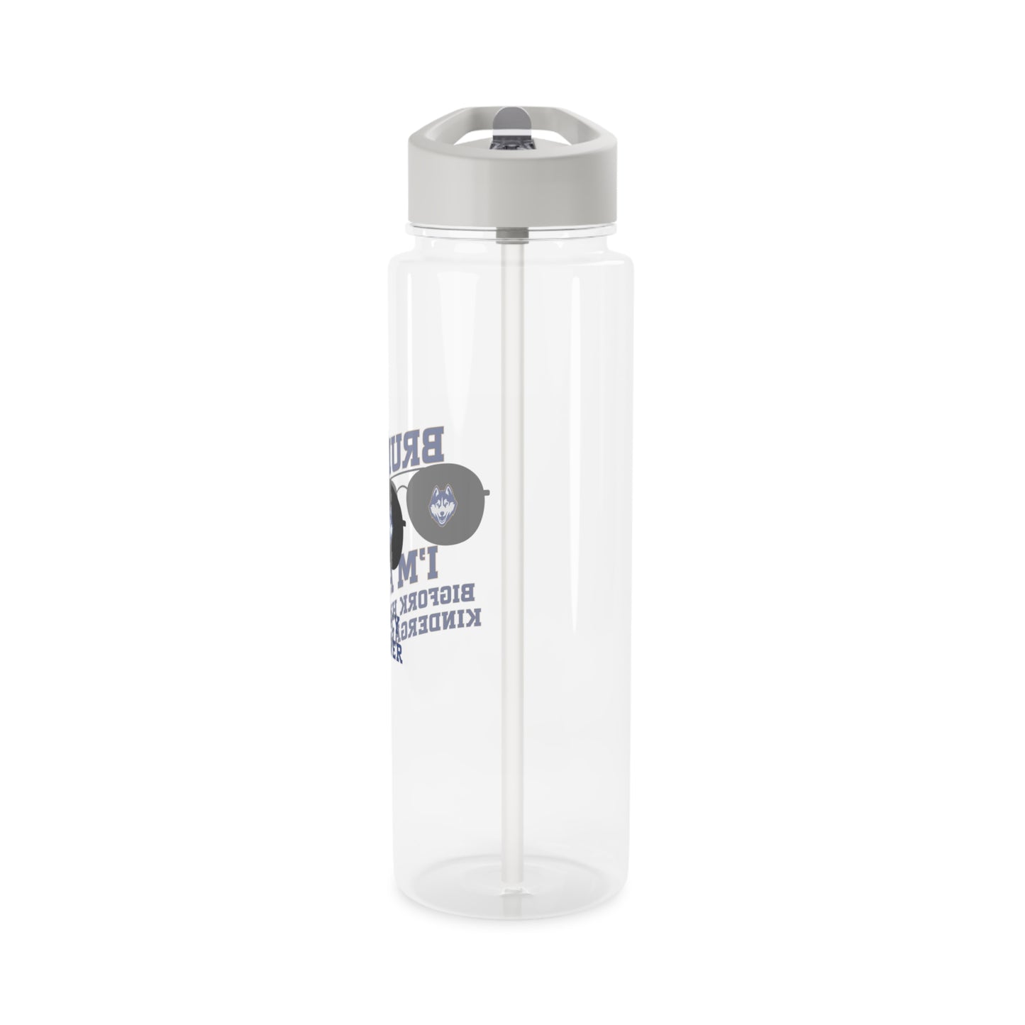 BRUH. I’m a Bigfork Husky Kindergartner Tritan Water Bottle