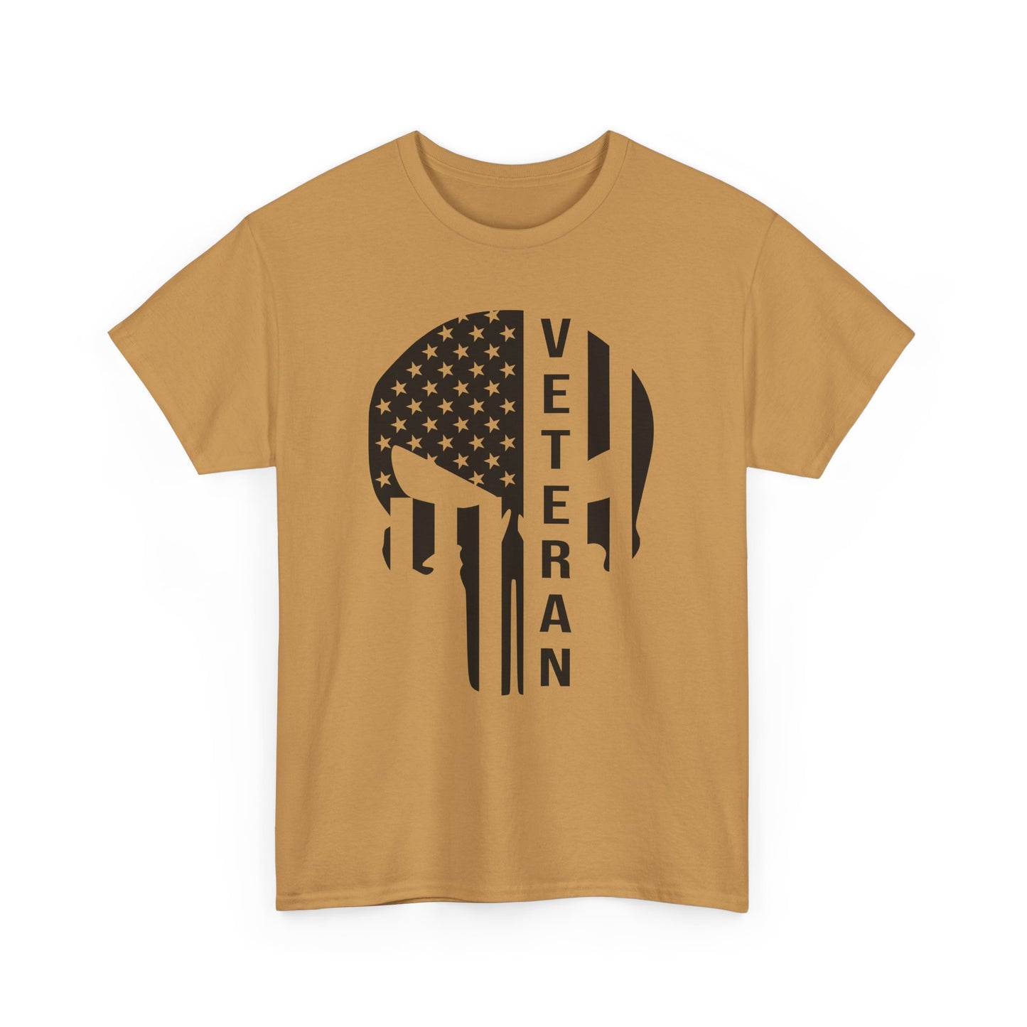 Veteran Skull Flag Tee - Wear Your Service with Style