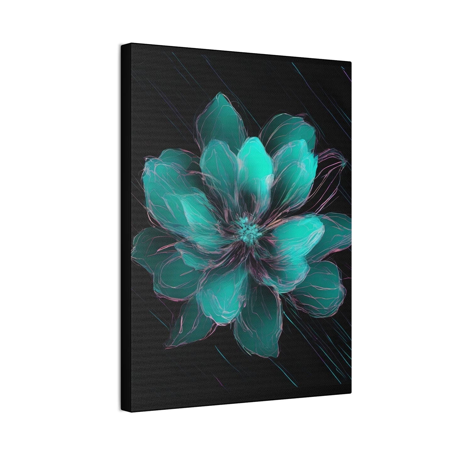 Glow Bloom: A Flower in the Void