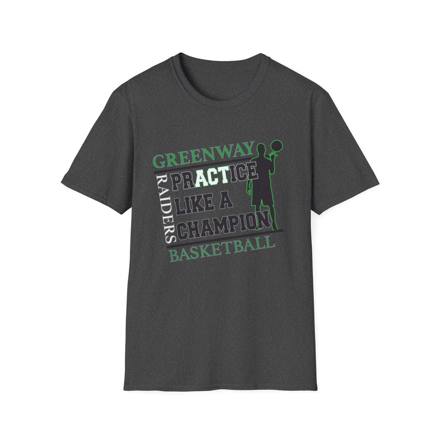 Greenway Raiders "Act Like a Champion" Basketball Practice Shirt