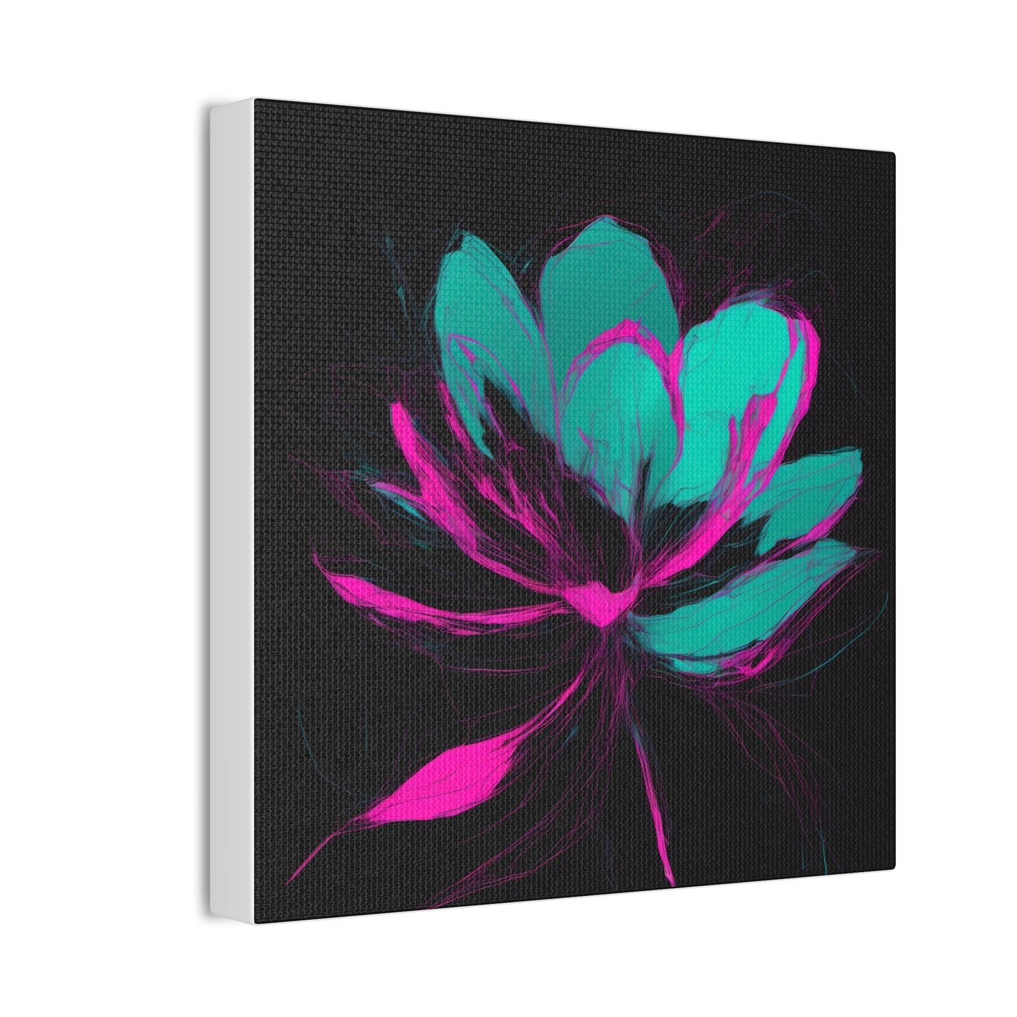 Bloomwave: Petals in Pink & Neon Drift