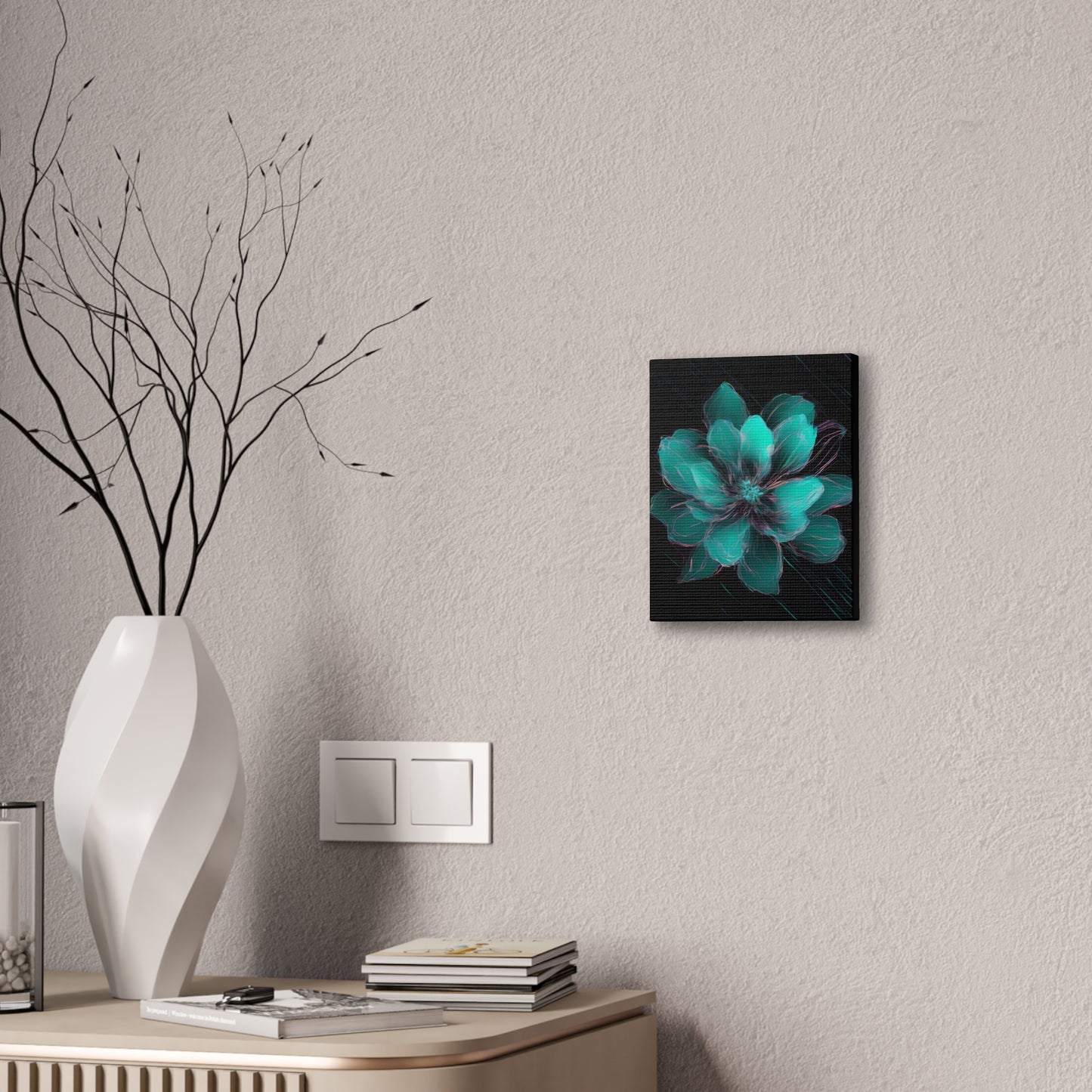 Glow Bloom: A Flower in the Void