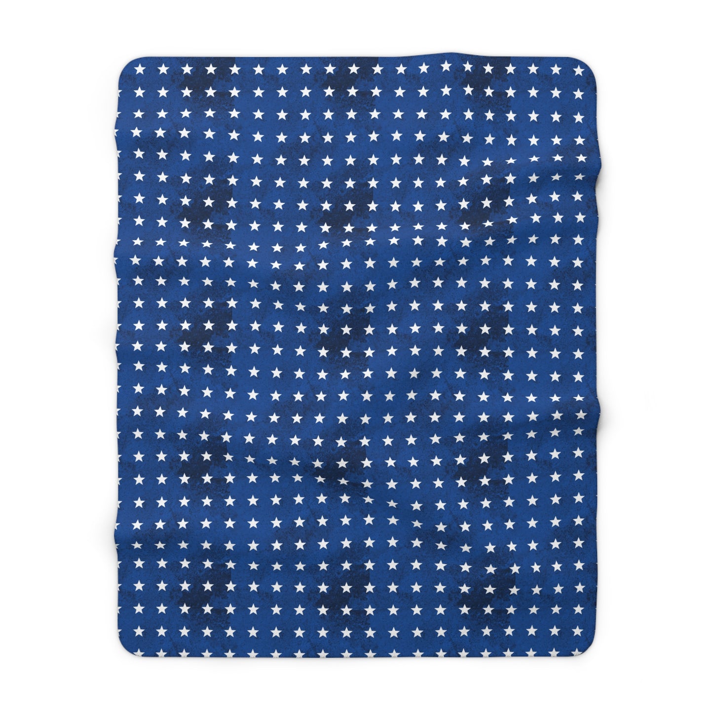 USA Stars Sherpa Fleece Blanket – Cozy, Patriotic Design