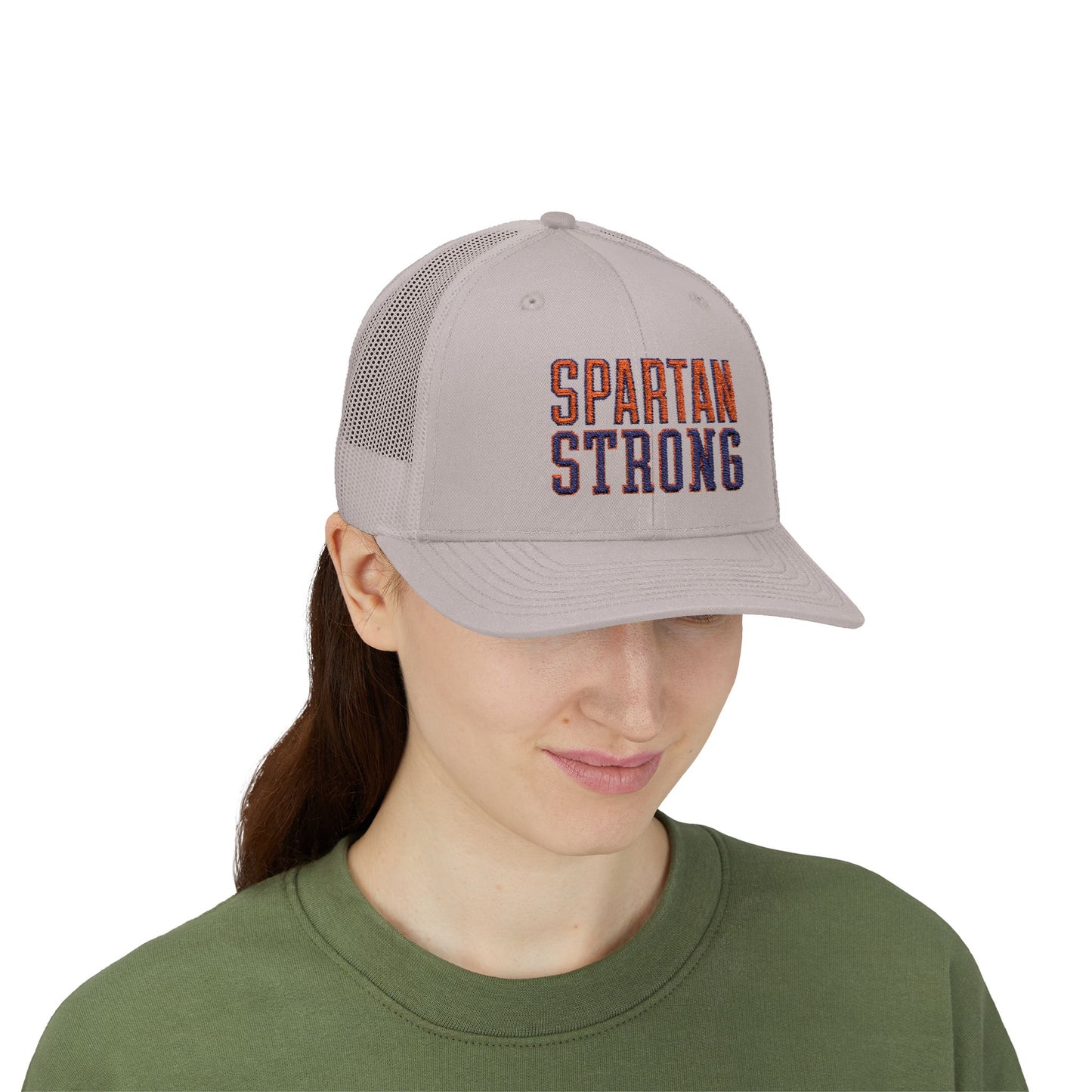 SPARTAN STRONG Trucker Hat – Built for Dirt Roads, Game Days, and Comebacks