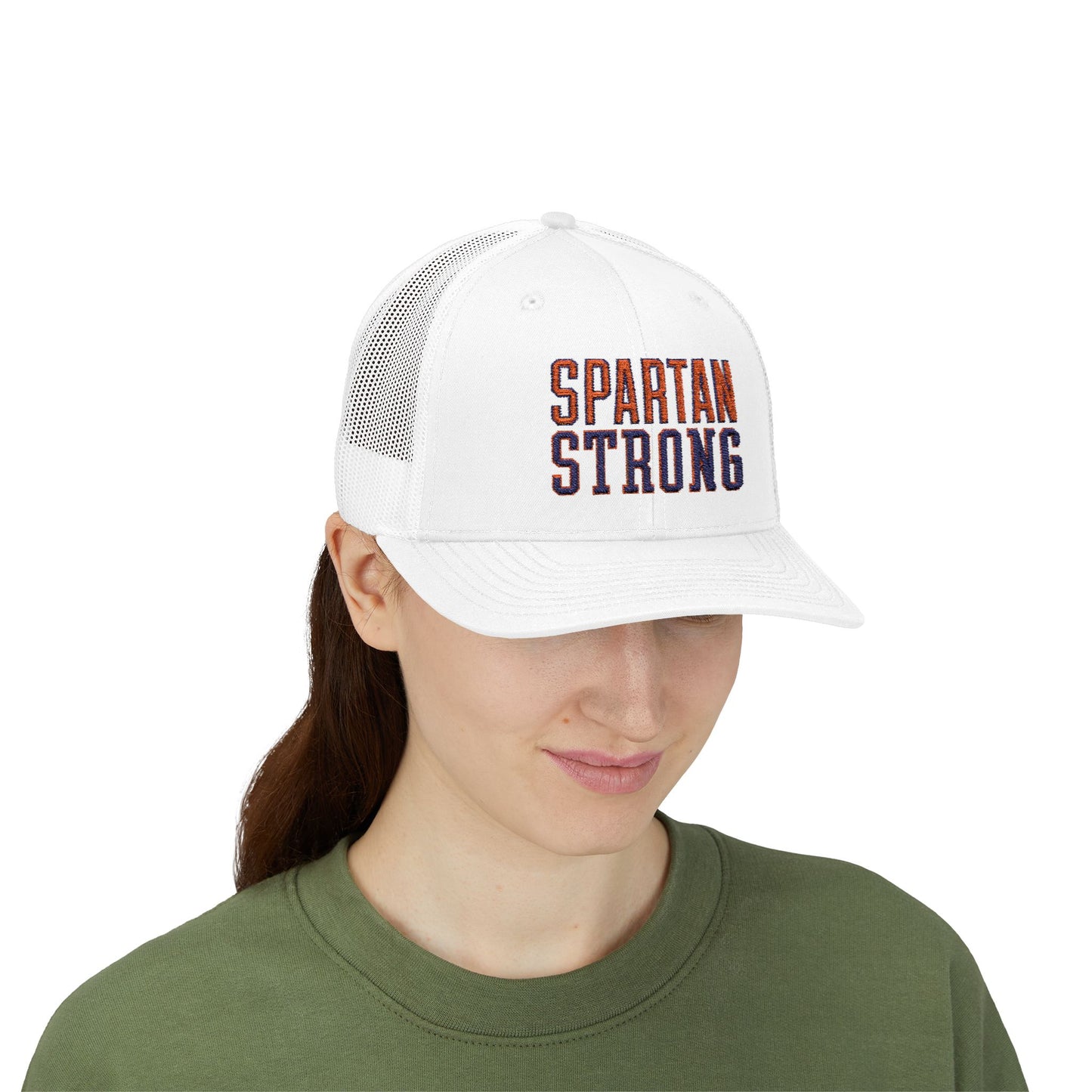 SPARTAN STRONG Trucker Hat – Built for Dirt Roads, Game Days, and Comebacks