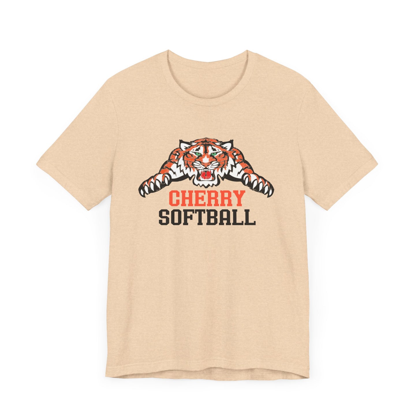 Cherry Tigers Home Plate Social Club T-Shirt