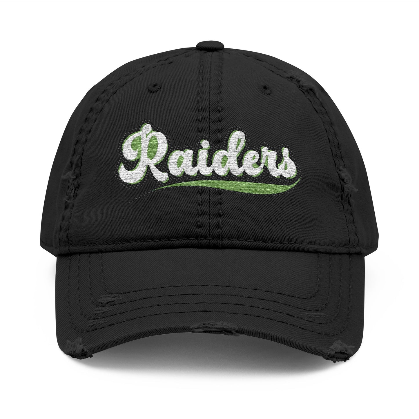 Greenway Raiders Distressed Dad Hat – Worn In, Raiders Strong