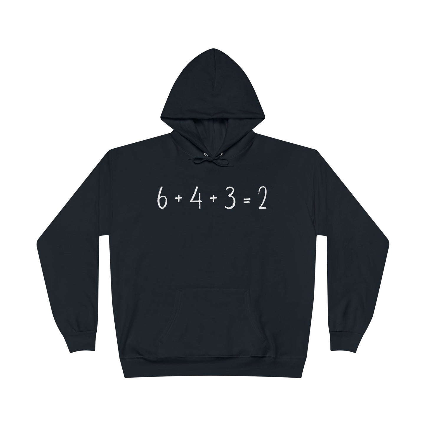 6+4+3=2 Baseball/Softball Hoodie