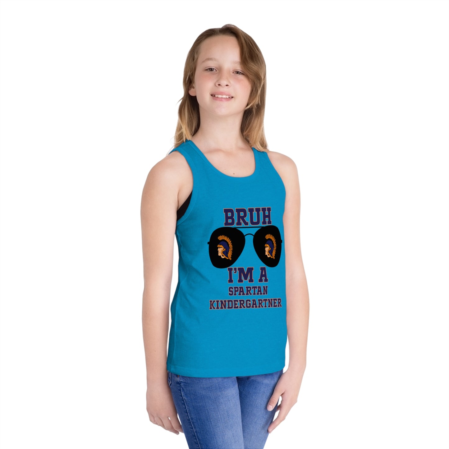 BRUH I’m a Spartan Kindergartner – Neon Tank Top Edition