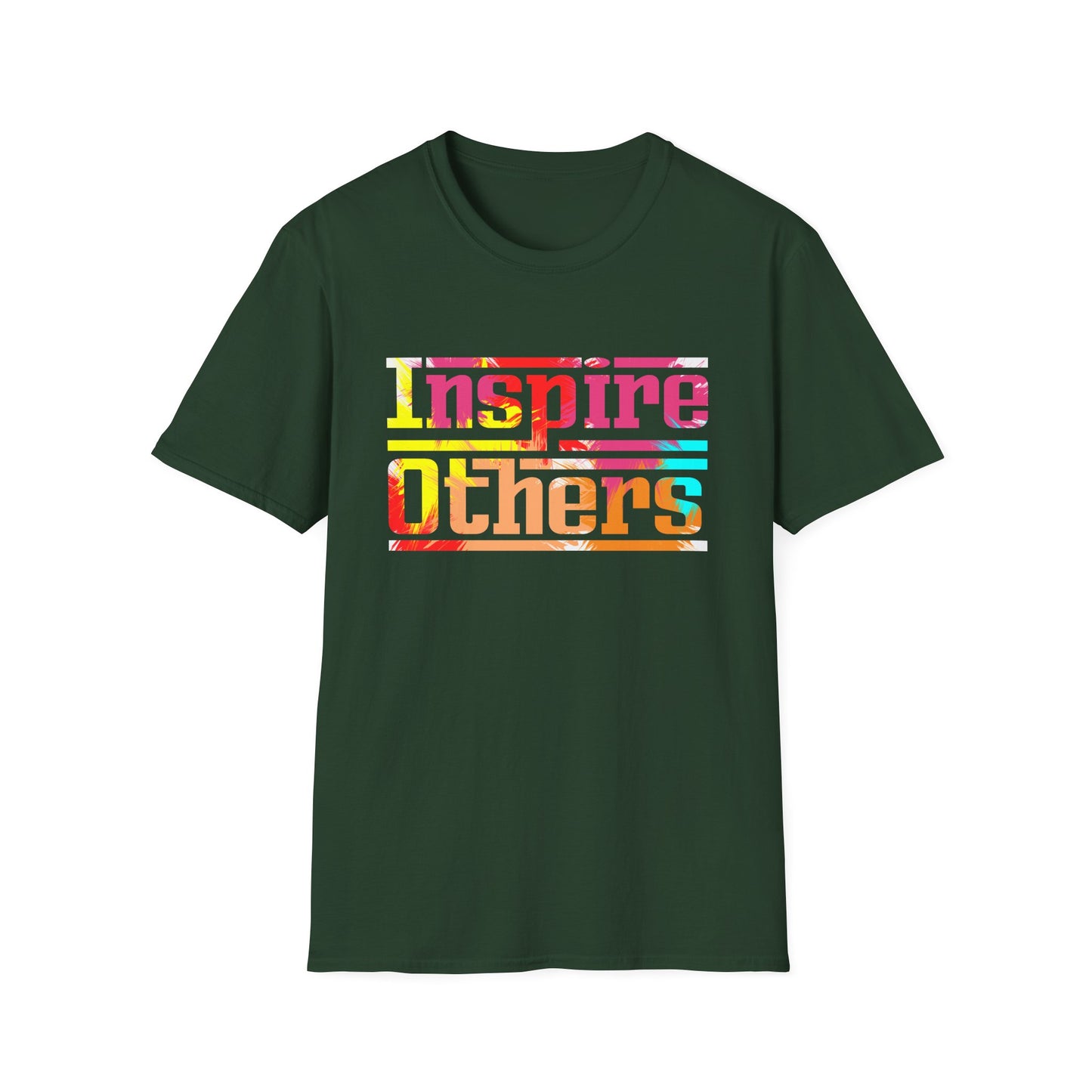 Inspire Others Softstyle T-Shirt with Vibrant Block Lettering