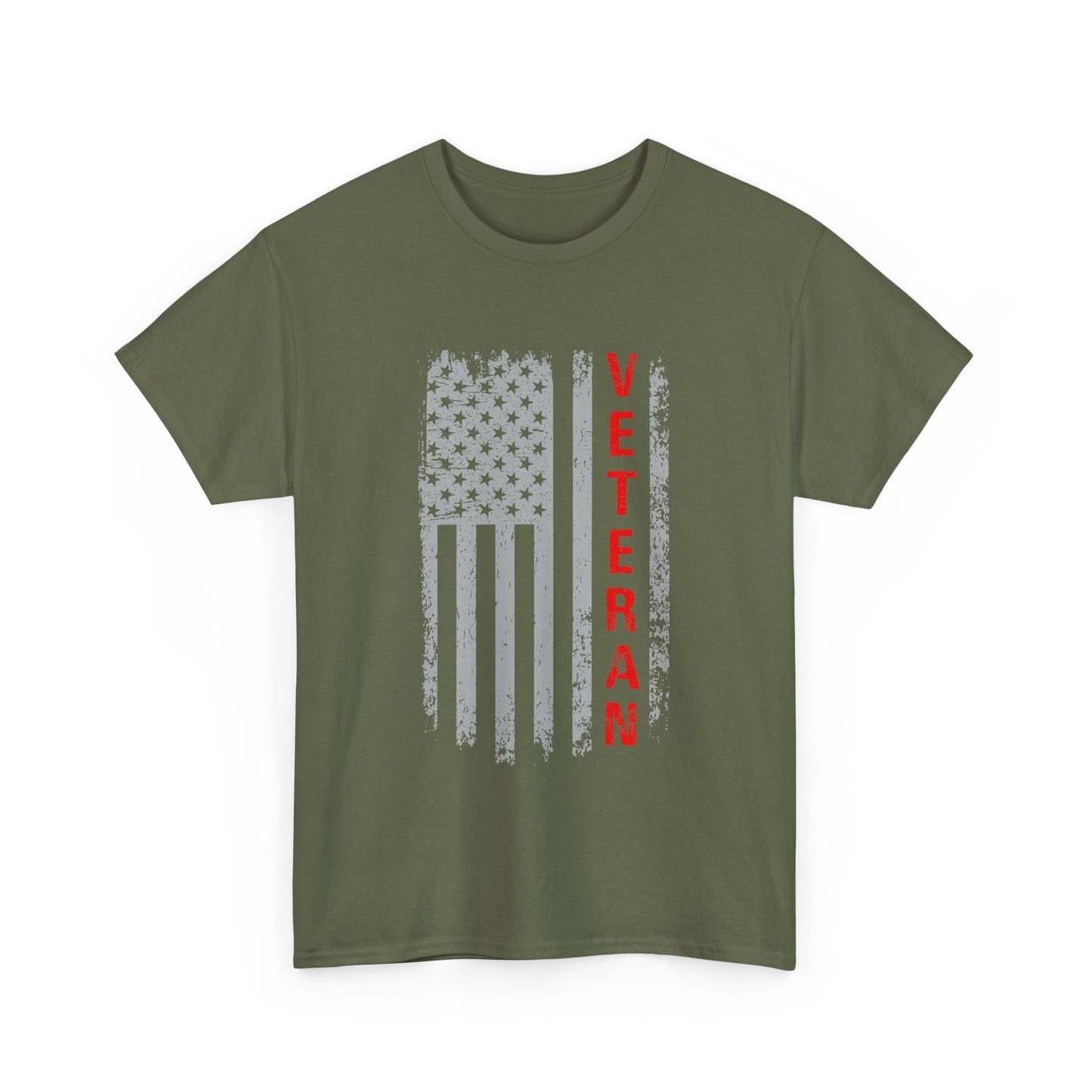 Veteran Distressed Flag Tee