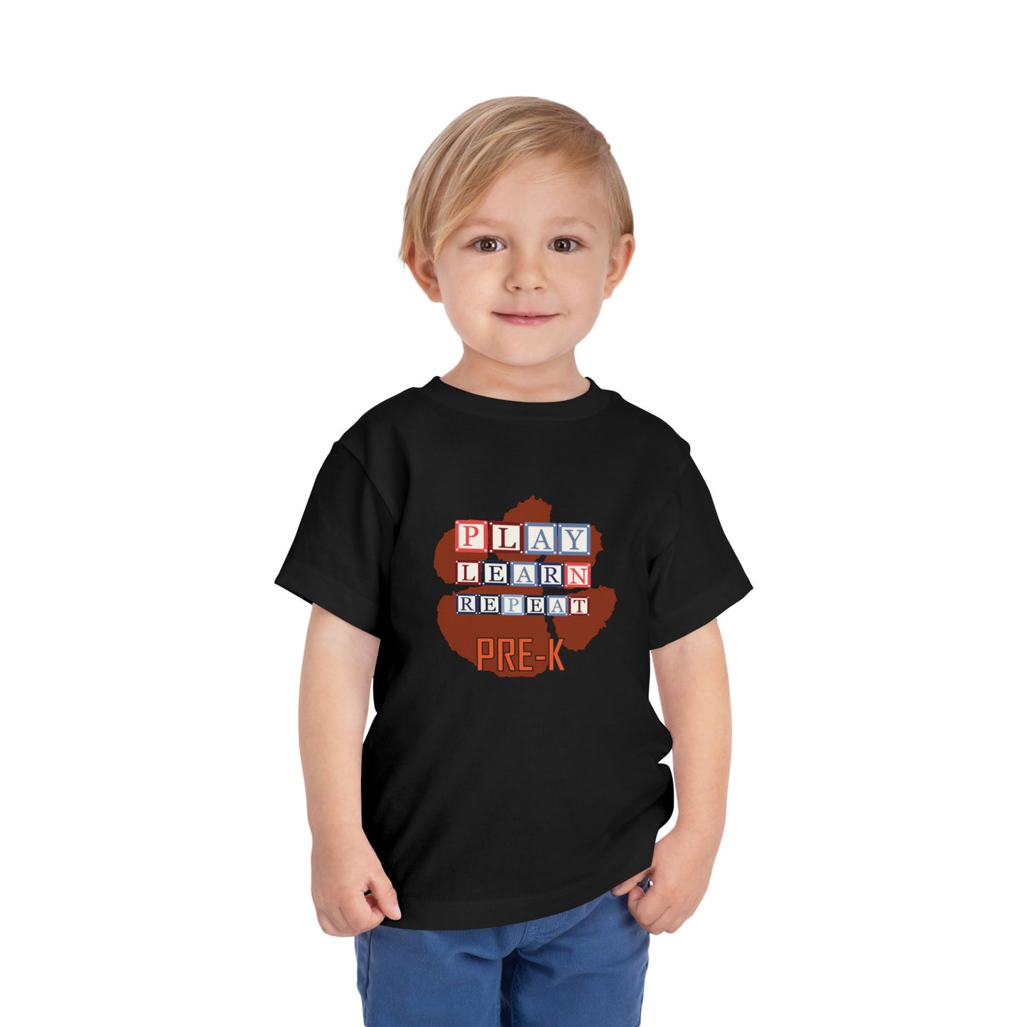 Toddler Tee - Alphabet Blocks Tiger Paw Pre-K Pride Shirt for Mini Graduates