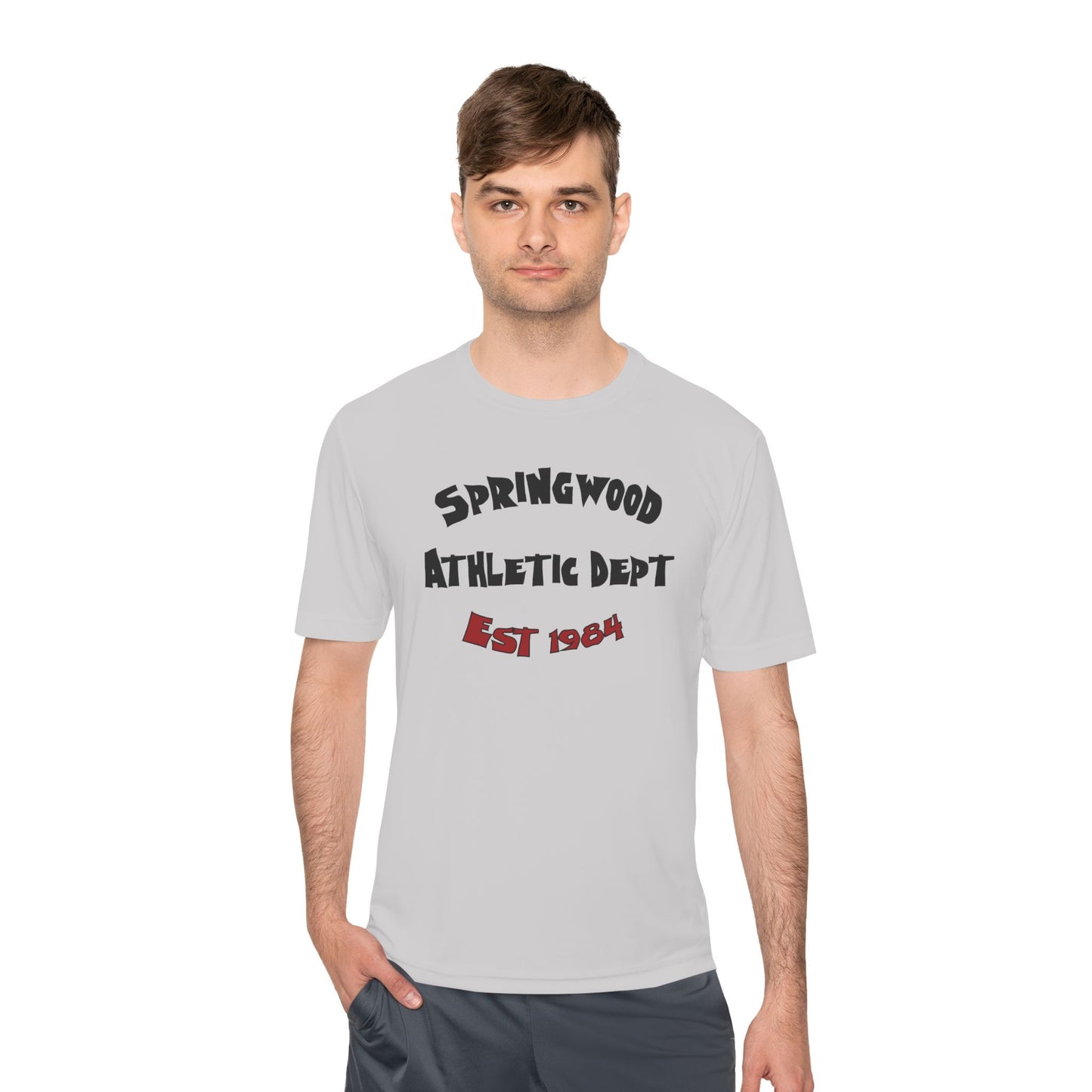 Springwood High Athletic Dept. Tee – Class of 1984 Horror Fan Sports Shirt