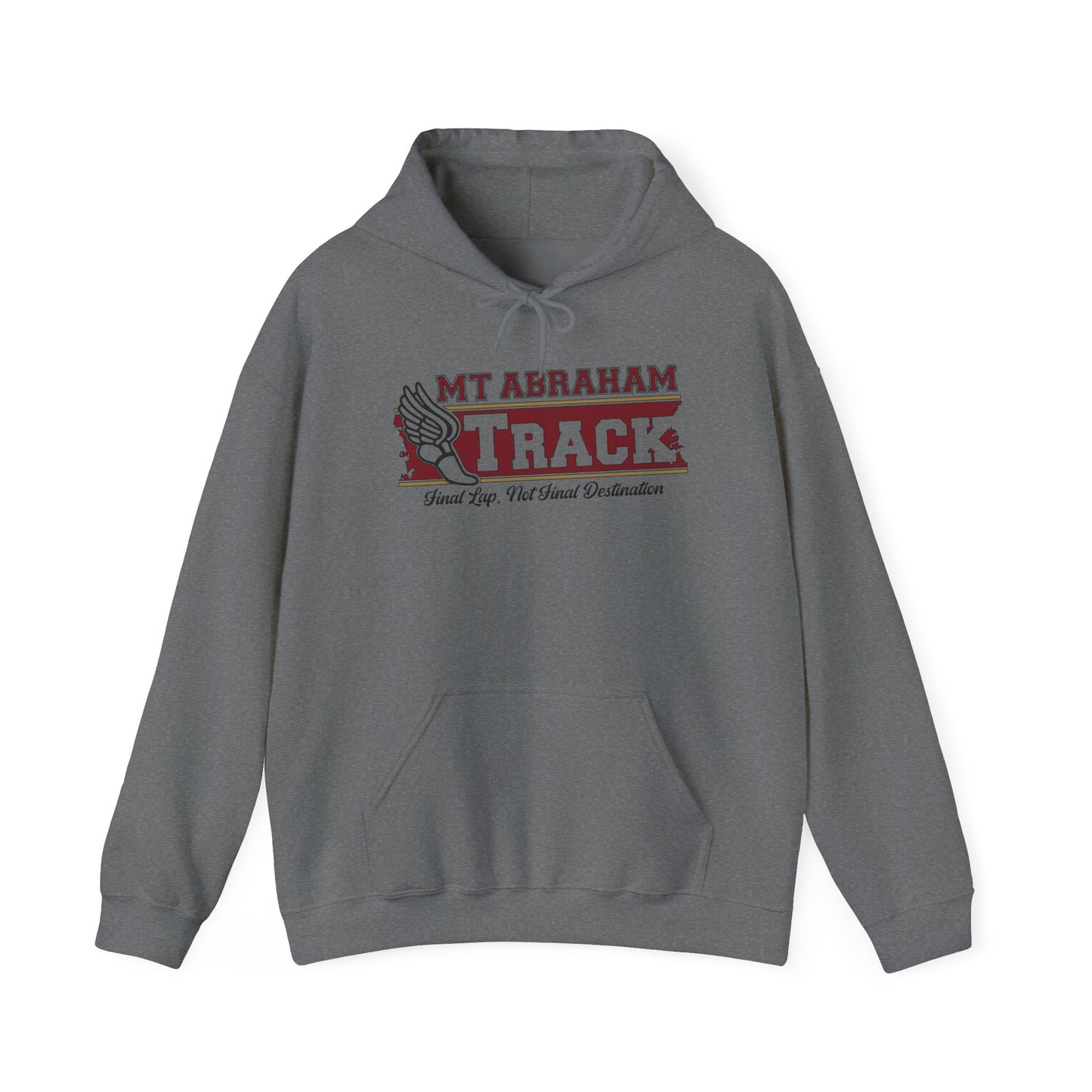 Mt. Abraham Track Hoodie — “Final Lap, Final Destination: The Finish Line” Edition