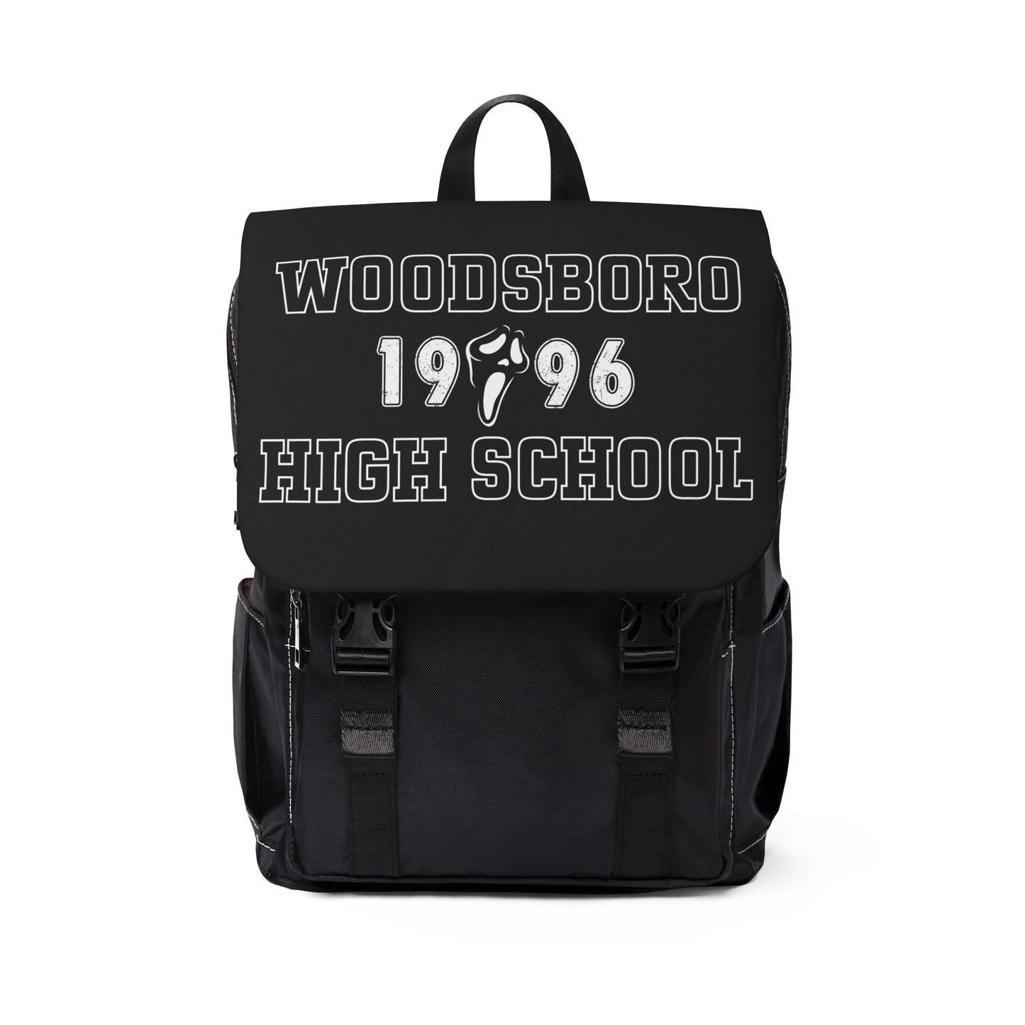 Woodsboro High School 1996 Backpack – Class of “Run Like the Bell’s About to Ring… and You’re Being Chased”