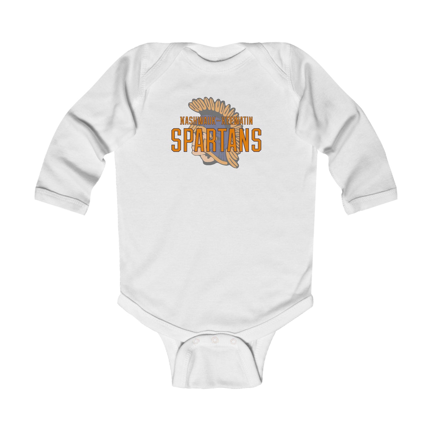 Nashwauk-Keewatin Spartans Infant Long Sleeve Bodysuit