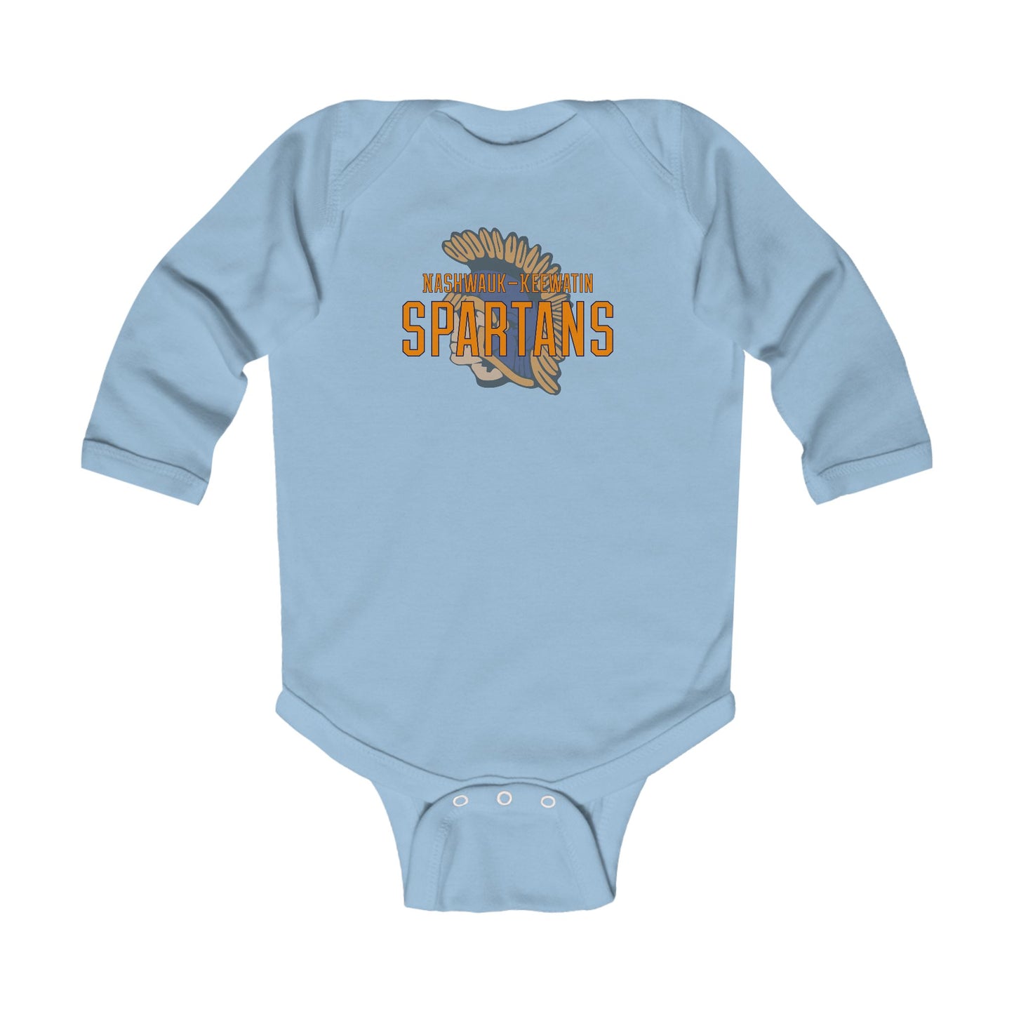 Nashwauk-Keewatin Spartans Infant Long Sleeve Bodysuit