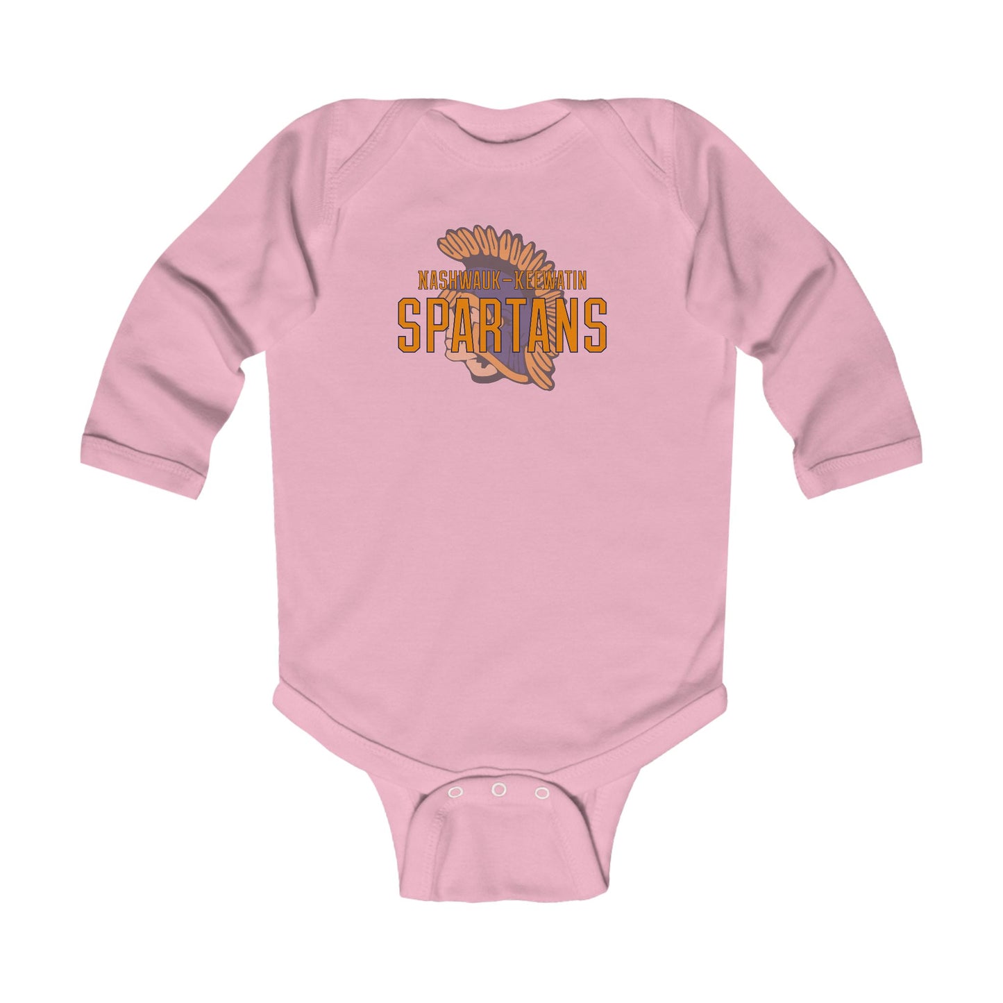 Nashwauk-Keewatin Spartans Infant Long Sleeve Bodysuit