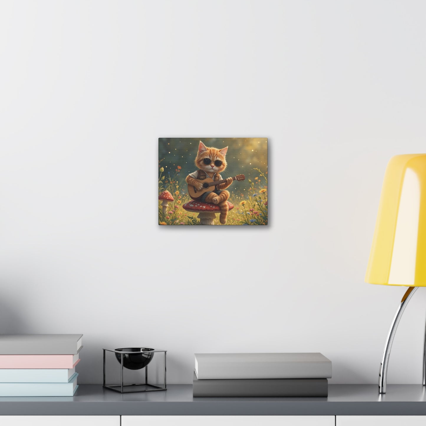 Cat Shreds in the Meadow – Canvas Wall Art