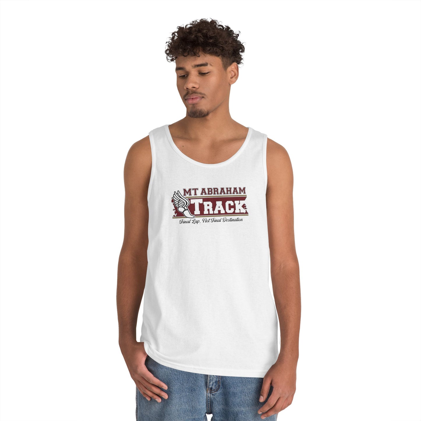 Mt. Abraham Track Tank — “Running Toward Our Final Destination: The Finish Line” Edition