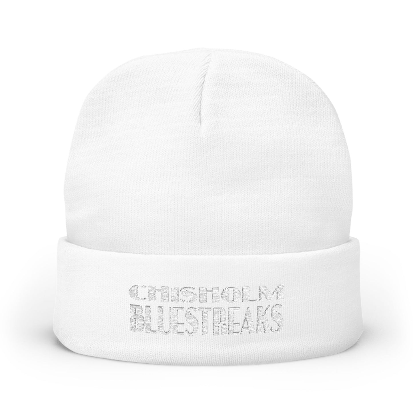 Bluestreaks Knit Beanie – Red Hot. Cold Proof. 100% Streak-Approved.