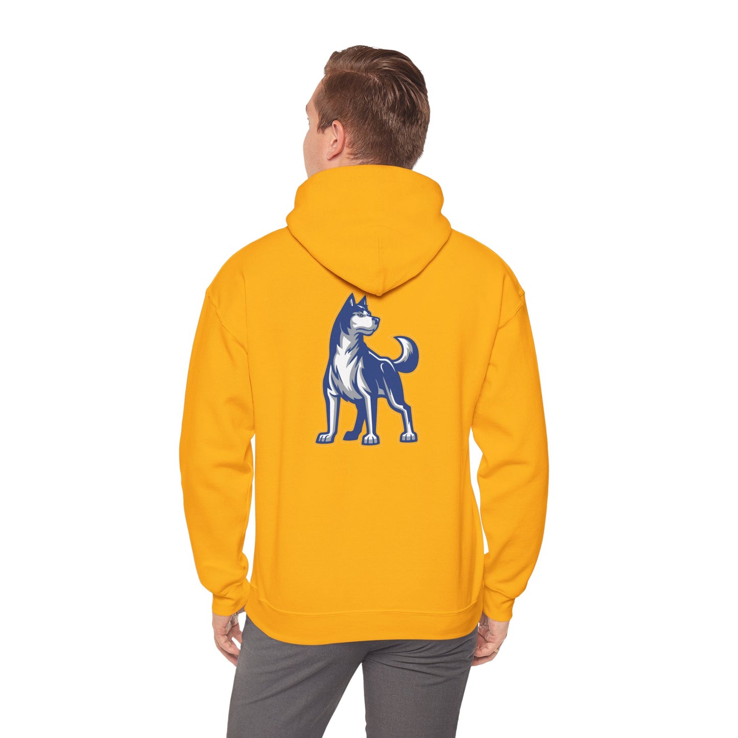 Bigfork Huskies Back-Logo Hoodie β Front Wordmark, Classic Comfort
