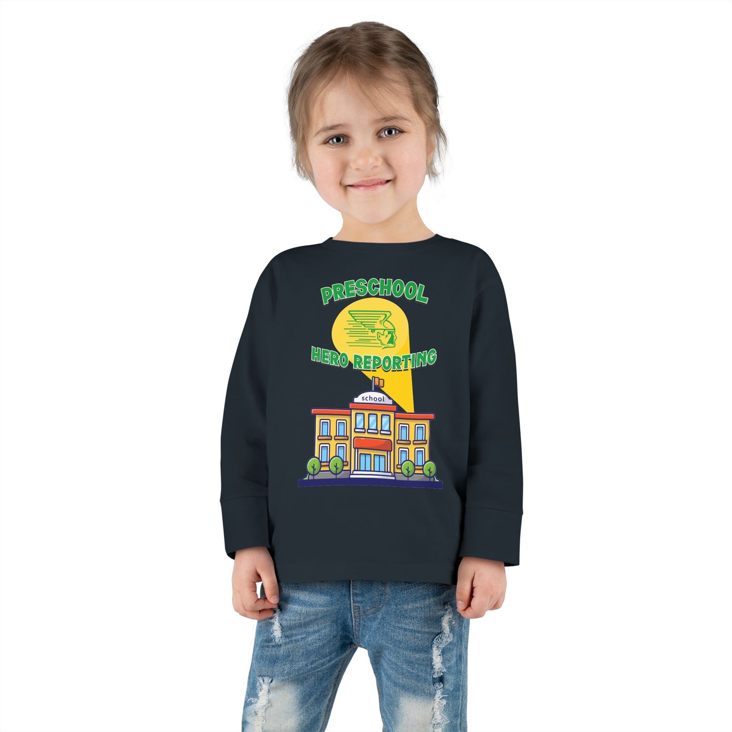 Preschool: Hero Reporting for Duty – Greenway Raiders Toddler Long Sleeve Tee