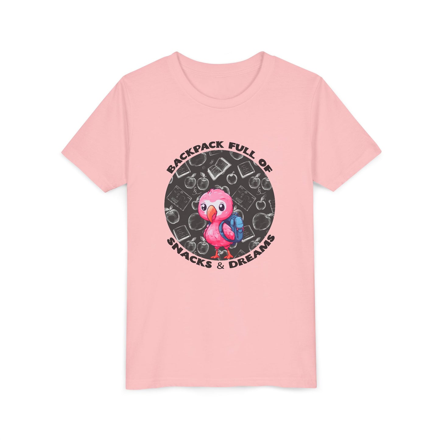 Backpack Full of Snacks & Dreams – Youth Tee