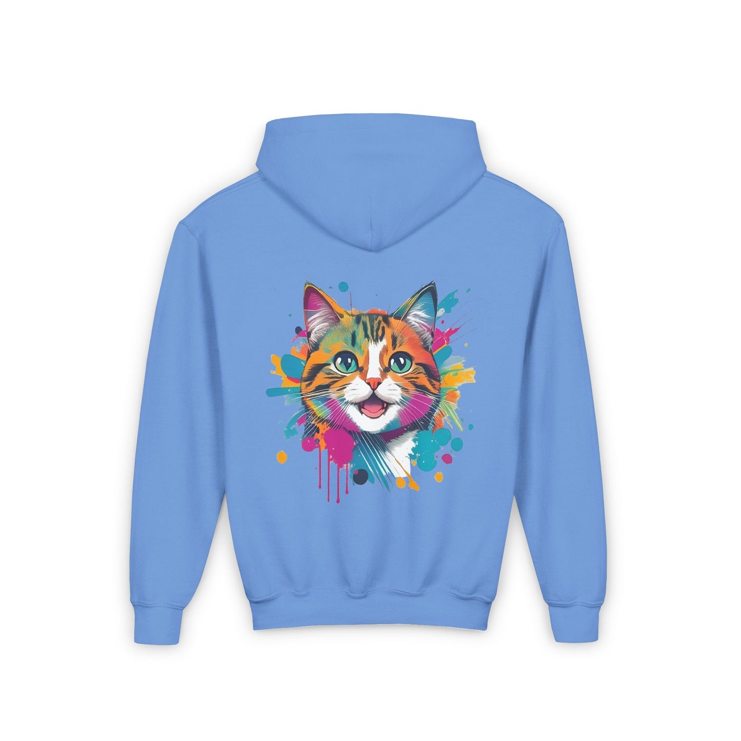 Happy Cat Day Youth Hoodie by Ryne - Cats Rule!