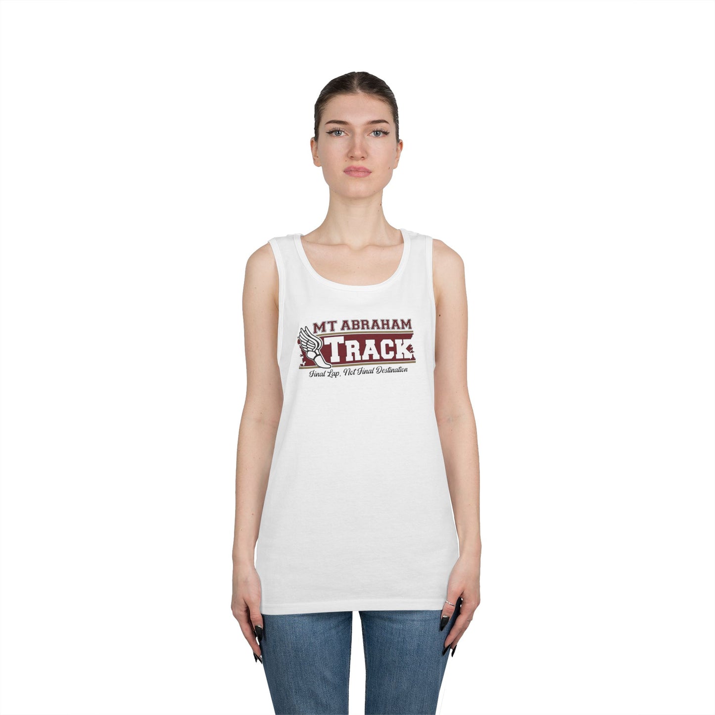 Mt. Abraham Track Tank — “Running Toward Our Final Destination: The Finish Line” Edition