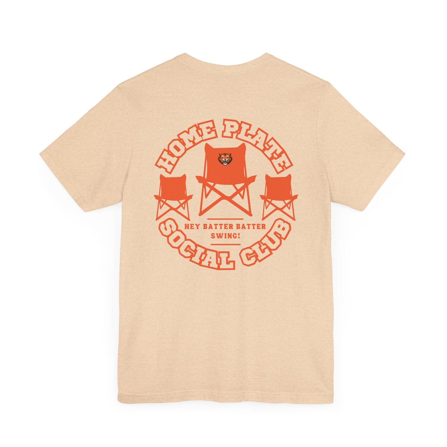 Cherry Tigers Home Plate Social Club T-Shirt