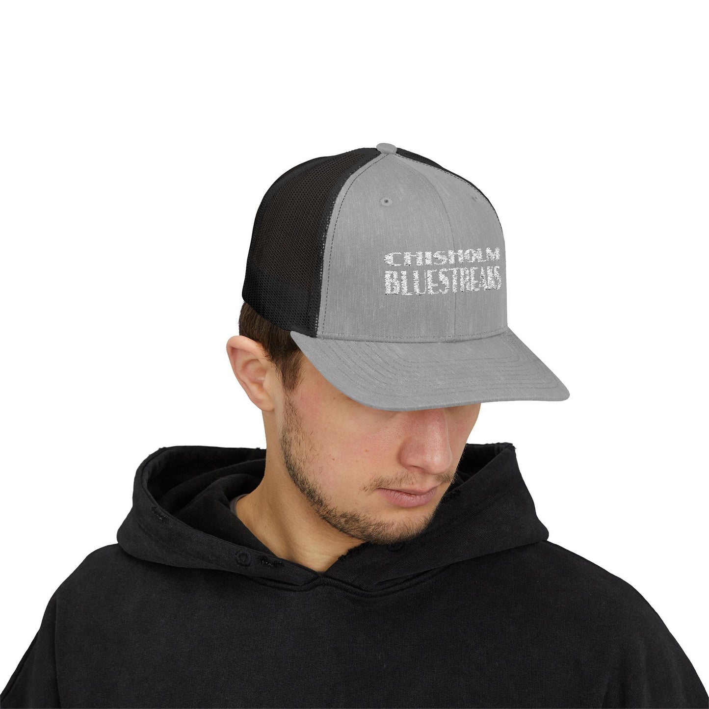 Chisholm Bluestreaks Snapback Trucker Hat – Mesh, Mean, and Made for Game Day