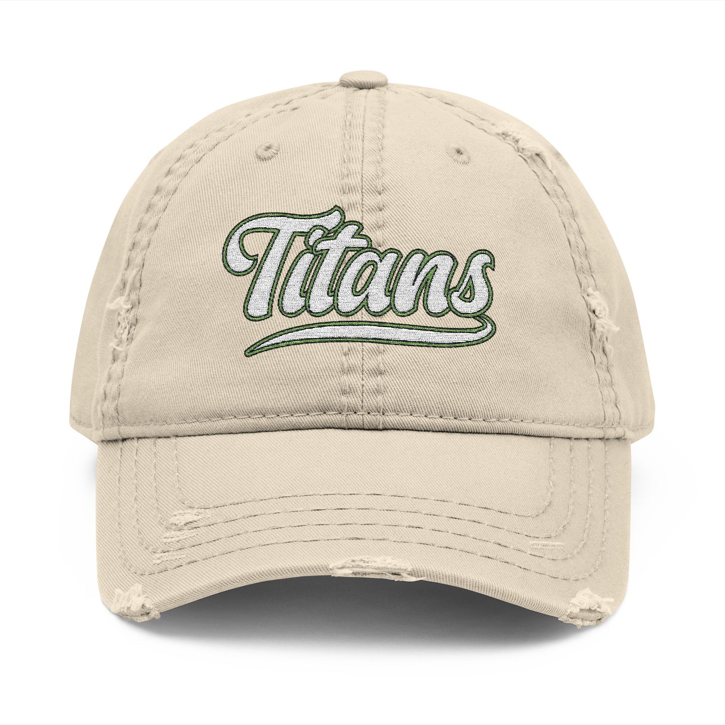 Titan Up Top – Distressed Dad Hat with Classic Swagger