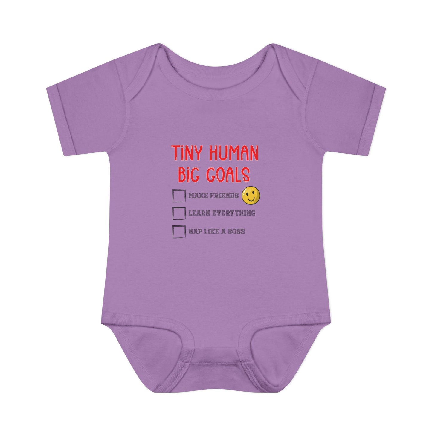 Tiny Human, Big Goals β Infant Bodysuit