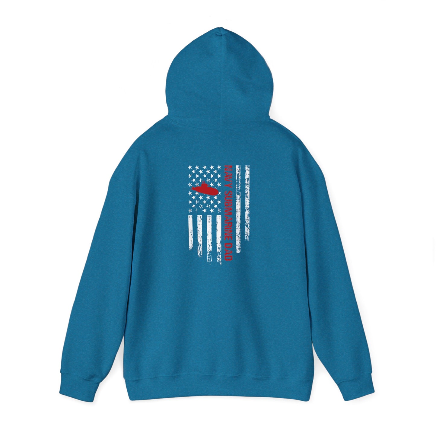 Navy Submarine Dad Hooded Sweatshirt – Proud, Warm, and Patriotic