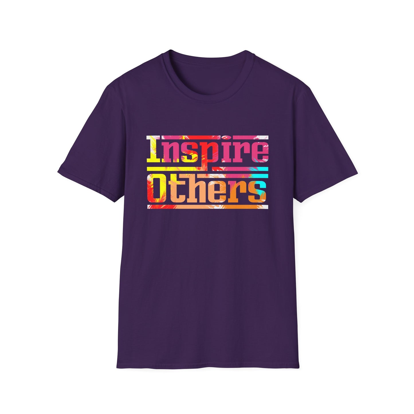 Inspire Others Softstyle T-Shirt with Vibrant Block Lettering