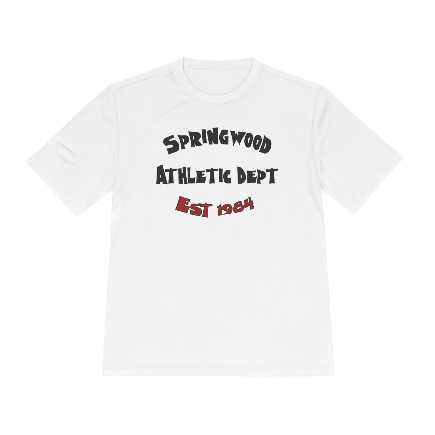 Springwood High Athletic Dept. Tee – Class of 1984 Horror Fan Sports Shirt